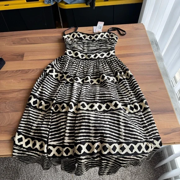 Anthropologie RARE Strapless Tracy Reese tribal/Aztec dress Size XS NWT - Picture 5 of 9